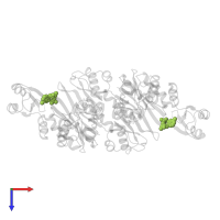 ADENOSINE MONOPHOSPHATE in PDB entry 3aw8, assembly 1, top view.