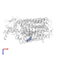 4-(2-HYDROXYETHYL)-1-PIPERAZINE ETHANESULFONIC ACID in PDB entry 3ayf, assembly 1, top view.