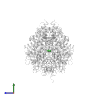 NICKEL (II) ION in PDB entry 3ayx, assembly 1, side view.