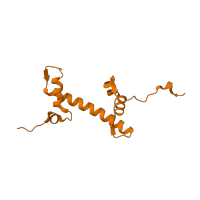 The deposited structure of PDB entry 3azg contains 2 copies of CATH domain 1.10.20.10 (Histone, subunit A) in Histone H2A type 1-B/E. Showing 1 copy in chain C.