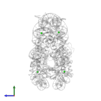 CHLORIDE ION in PDB entry 3azi, assembly 1, side view.