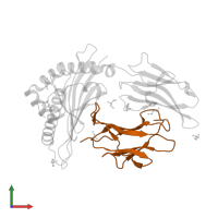 Beta-2-microglobulin in PDB entry 3b3i, assembly 1, front view.