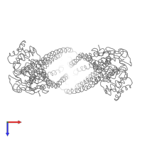 ATP-dependent lipid A-core flippase in PDB entry 3b5w, assembly 1, top view.