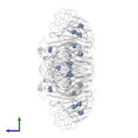 GLYCEROL in PDB entry 3b7e, assembly 1, side view.