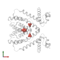 Modified residue MSE in PDB entry 3b81, assembly 1, front view.