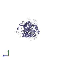 Plasma serine protease inhibitor in PDB entry 3b9f, assembly 1, side view.