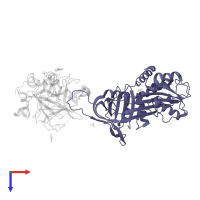 Plasma serine protease inhibitor in PDB entry 3b9f, assembly 1, top view.