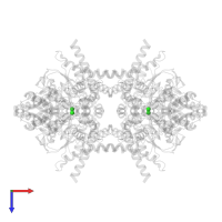 CHLORIDE ION in PDB entry 3bcb, assembly 1, top view.