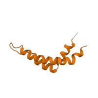 The deposited structure of PDB entry 3bcc contains 1 copy of Pfam domain PF02320 (Ubiquinol-cytochrome C reductase hinge protein) in Cytochrome b-c1 complex subunit 6, mitochondrial. Showing 1 copy in chain H.