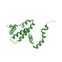 The deposited structure of PDB entry 3bes contains 1 copy of SCOP domain 47305 (Interferons/interleukin-10 (IL-10)) in Interferon gamma. Showing 1 copy in chain A [auth L].