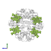 PROTOPORPHYRIN IX CONTAINING FE in PDB entry 3bj3, assembly 1, side view.