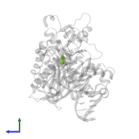 MAGNESIUM ION in PDB entry 3bjy, assembly 1, side view.