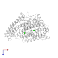 CHLORIDE ION in PDB entry 3bkl, assembly 1, top view.