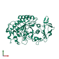 Alpha-amylase 1A in PDB entry 3blk, assembly 1, front view.