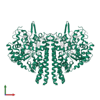 Cytochrome c-552 in PDB entry 3bnf, assembly 1, front view.