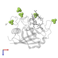 SULFATE ION in PDB entry 3bo7, assembly 1, top view.