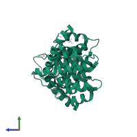 Annexin Gh1 in PDB entry 3brx, assembly 1, side view.