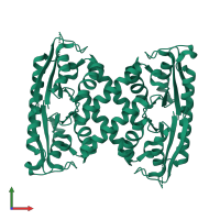 INT in PDB entry 3bvp, assembly 1, front view.