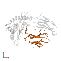 Beta-2-microglobulin in PDB entry 3bw9, assembly 1, front view.