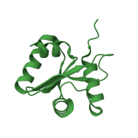The deposited structure of PDB entry 3bzp contains 1 copy of SCOP domain 160545 (EscU C-terminal domain-like) in EscU protein. Showing 1 copy in chain A.