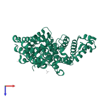 HTH tetR-type domain-containing protein in PDB entry 3c07, assembly 1, top view.