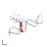 Modified residue 5CM in PDB entry 3c2i, assembly 1, front view.