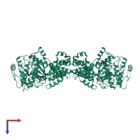 Rhodopsin kinase GRK1 in PDB entry 3c51, assembly 1, top view.