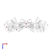 BROMIDE ION in PDB entry 3c51, assembly 1, top view.