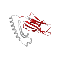 The deposited structure of PDB entry 3c5j contains 1 copy of CATH domain 2.60.40.10 (Immunoglobulin-like) in HLA class II histocompatibility antigen, DR alpha chain. Showing 1 copy in chain A.