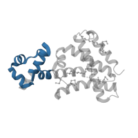 The deposited structure of PDB entry 3cjd contains 2 copies of Pfam domain PF00440 (Bacterial regulatory proteins, tetR family) in HTH tetR-type domain-containing protein. Showing 1 copy in chain A.