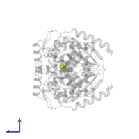 SULFATE ION in PDB entry 3czd, assembly 1, side view.