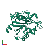 Lipase EstA in PDB entry 3d2c, assembly 1, front view.