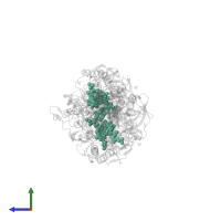 BACTERIOCHLOROPHYLL B in PDB entry 3d38, assembly 1, side view.