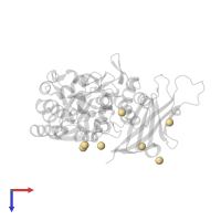 CADMIUM ION in PDB entry 3d4c, assembly 1, top view.