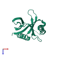 Amyloid beta precursor protein binding family B member 1 in PDB entry 3d8f, assembly 1, top view.