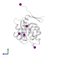 IODIDE ION in PDB entry 3da8, assembly 2, side view.