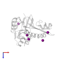 IODIDE ION in PDB entry 3da8, assembly 2, top view.