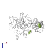 DI(HYDROXYETHYL)ETHER in PDB entry 3dd2, assembly 1, top view.
