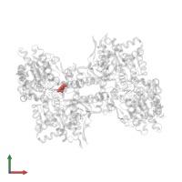 Modified residue SEP in PDB entry 3dds, assembly 1, front view.