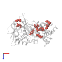 Modified residue MSE in PDB entry 3dnu, assembly 1, top view.