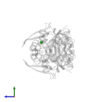 CHLORIDE ION in PDB entry 3dqz, assembly 2, side view.
