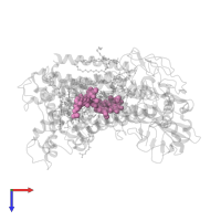 BACTERIOPHEOPHYTIN A in PDB entry 3du3, assembly 1, top view.