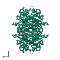 Carbonic anhydrase 2 in PDB entry 3e31, assembly 1, side view.