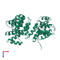 AlgK in PDB entry 3e4b, assembly 2, top view.