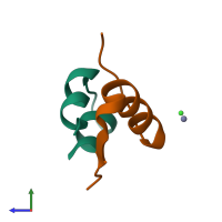 Hetero dimeric assembly 1 of PDB entry 3e7z coloured by chemically distinct molecules, side view.