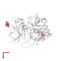 Modified residue SEP in PDB entry 3e8c, assembly 1, top view.