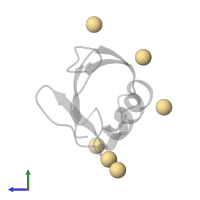 CADMIUM ION in PDB entry 3eec, assembly 1, side view.