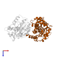 Cyclin-A2 in PDB entry 3eid, assembly 1, top view.