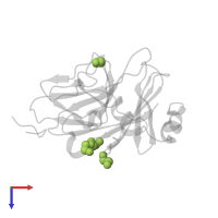 1,2-ETHANEDIOL in PDB entry 3emw, assembly 1, top view.