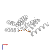 Heat shock cognate 71 kDa protein in PDB entry 3esk, assembly 1, top view.